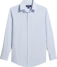 Mizzen+Main Leeward Trim Fit Plaid Performance Button-Up Shirt