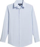 Mizzen+Main Leeward Trim Fit Plaid Performance Button-Up Shirt