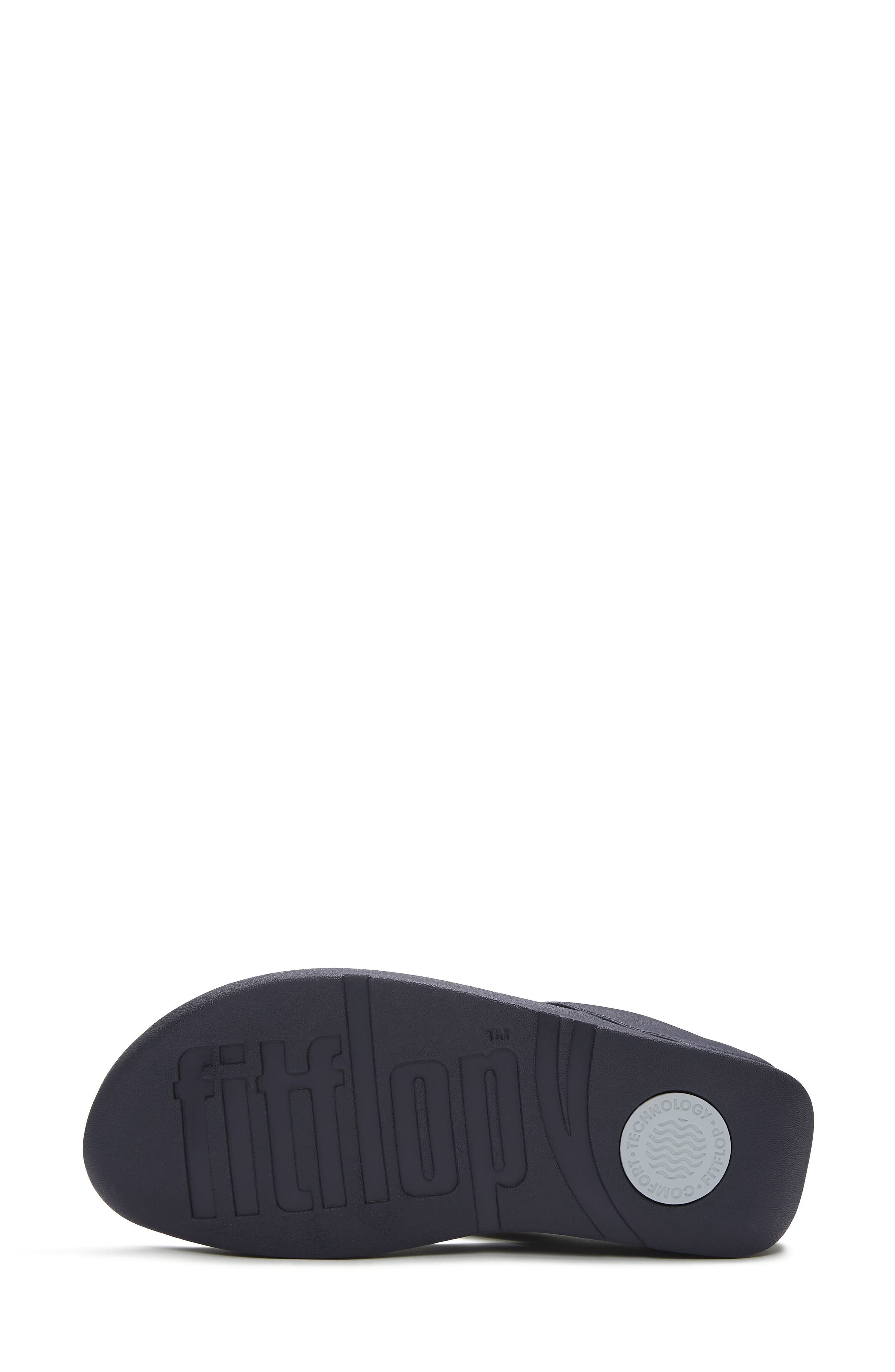 Flowrise Embellished Wedge Flip Flop, Alternate, color, MIDNIGHT NAVY