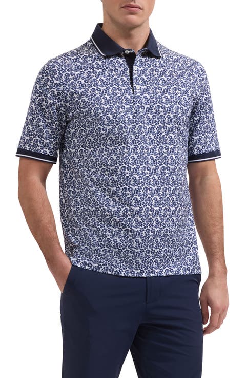 Vance OoohCotton® Tropical Floral Polo