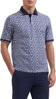 Bugatchi Vance OoohCotton® Tropical Floral Polo