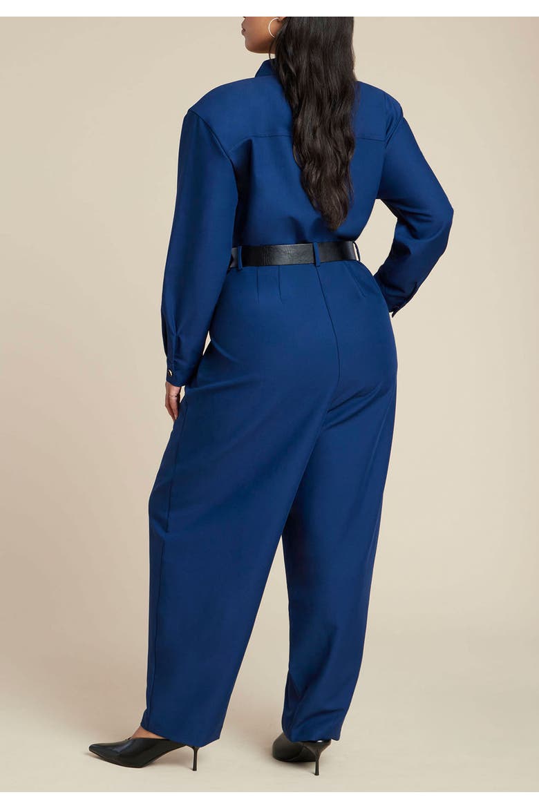 Slick Jumpsuit, Alternate, color, DRESS BLUES