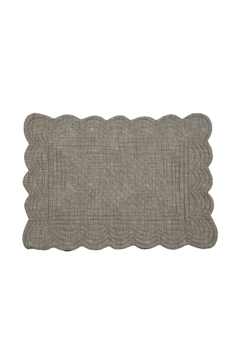 Hayden Placemats Set of 6, 13" x 19", Alternate, color, Grey
