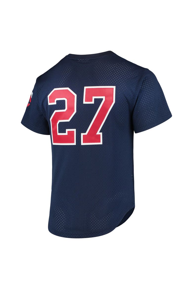 Men's Mitchell & Ness David Ortiz Navy Minnesota Twins 2002 Cooperstown Collection Mesh Batting Practice Jersey, Alternate, color, Navy