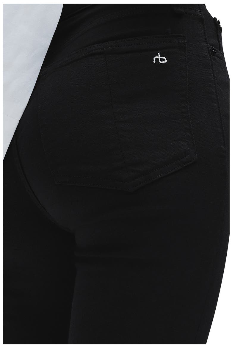 Nina High Waist Skinny Jeans, Alternate, color, BLACK
