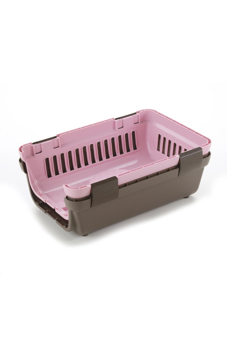 Richell Pet Travel Carrier II, Medium Pink, Dog and Cat Transporter, Alternate, color, 