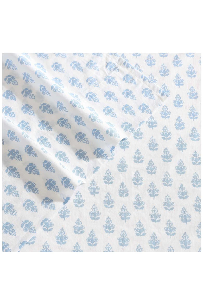 Francesca 4-Piece Cotton Sheet Set, Alternate, color, BLUE