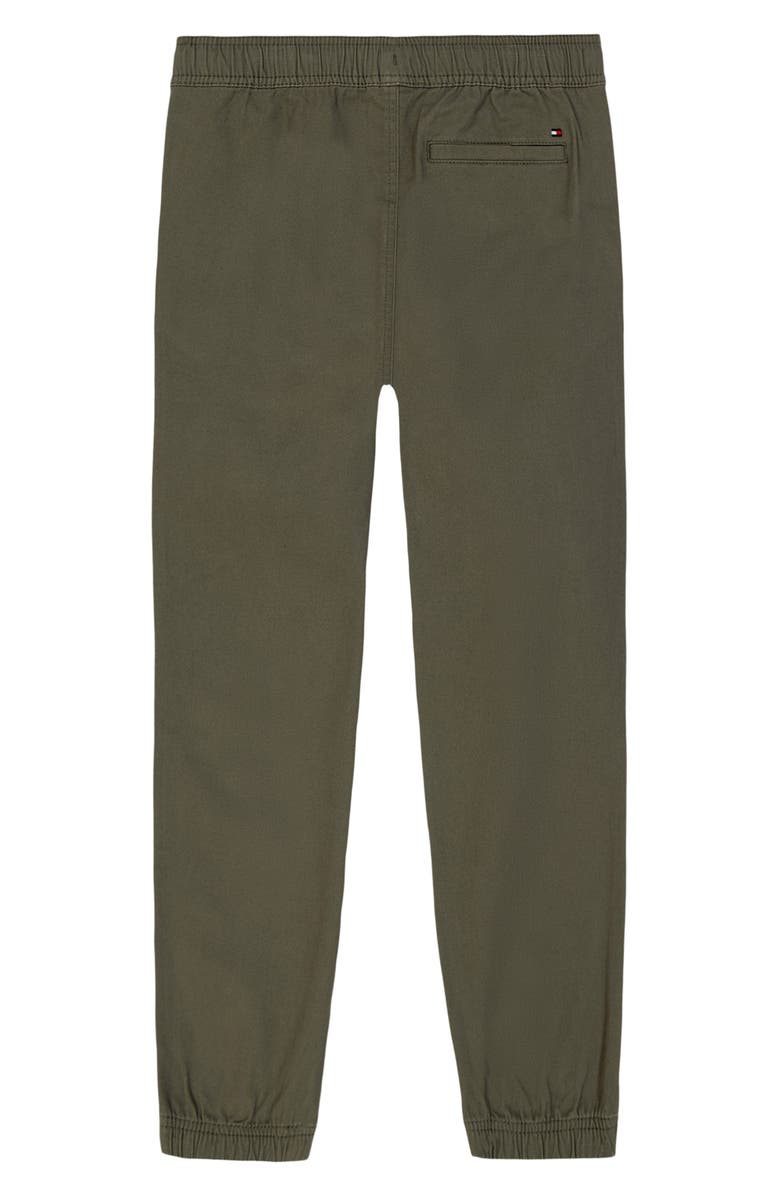 Tommy Hilfiger Kids' Clark Stretch Cotton Joggers, Alternate, color, Dusty Olive