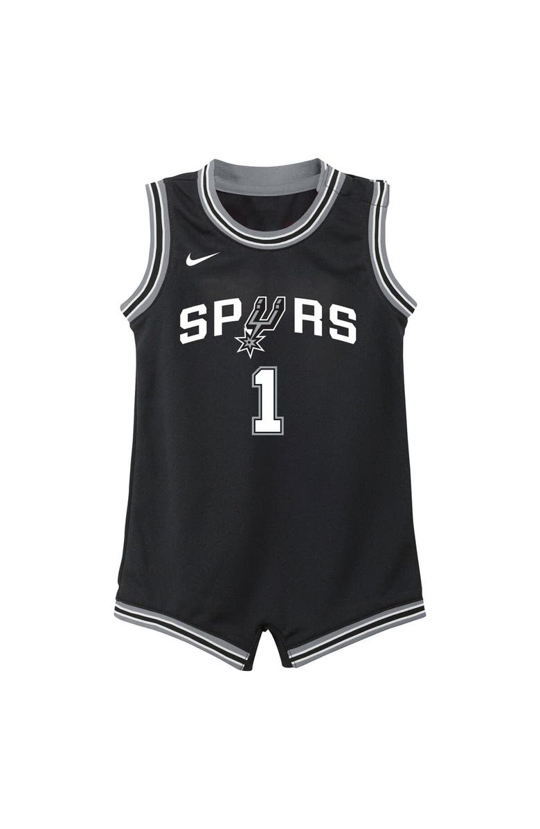 Nike Infant Nike Victor Wembanyama Black San Antonio Spurs Swingman Player Jersey - Icon Edition, Alternate, color, Black