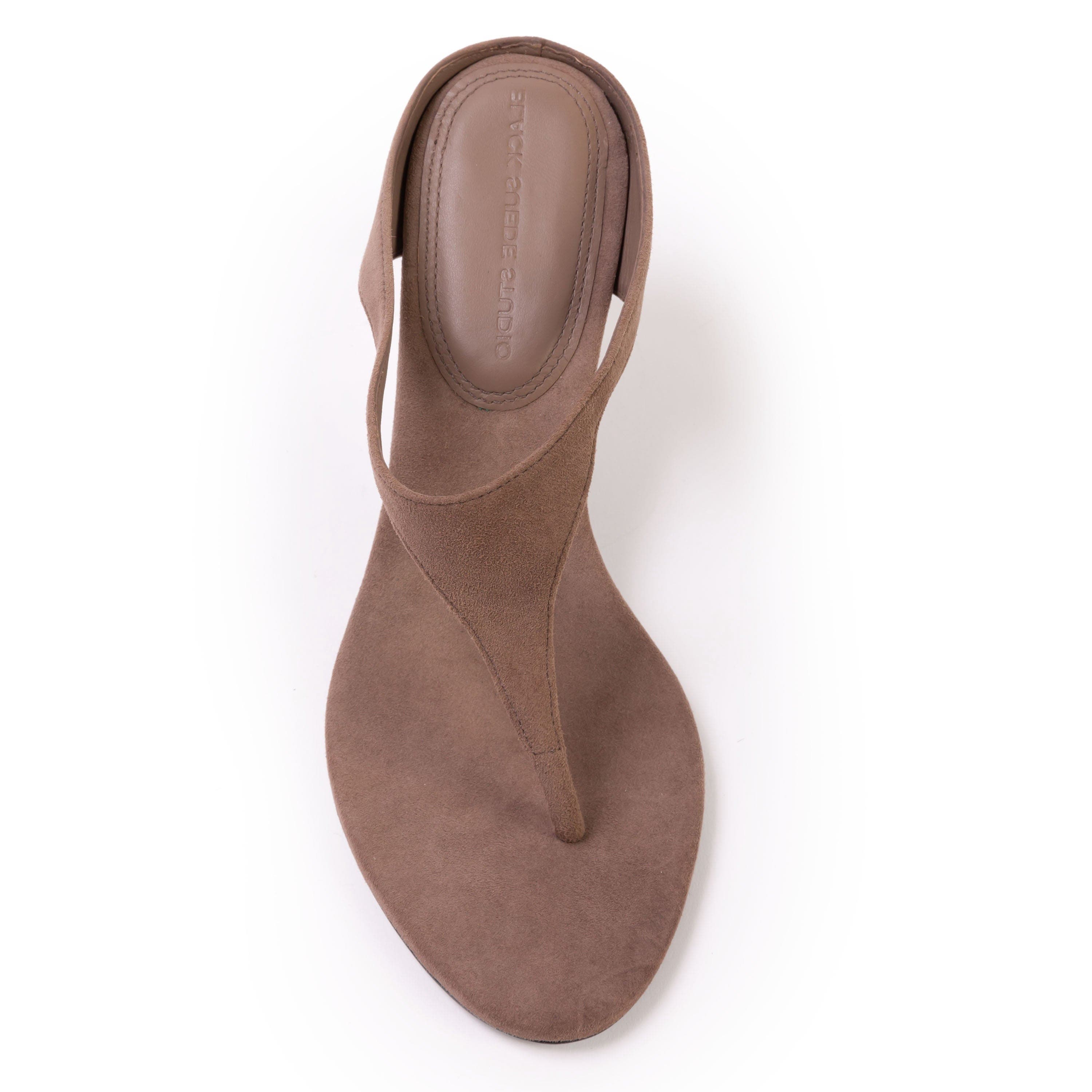 Laurel 65 Suede Mule, Alternate, color, Taupe Suede