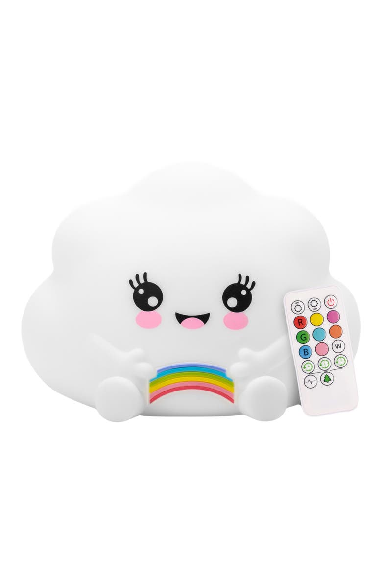 Lumieworld LumiPets<sup>®</sup> Kawaii Cloud Children's Nursery Touch Night Light, Main, color, 