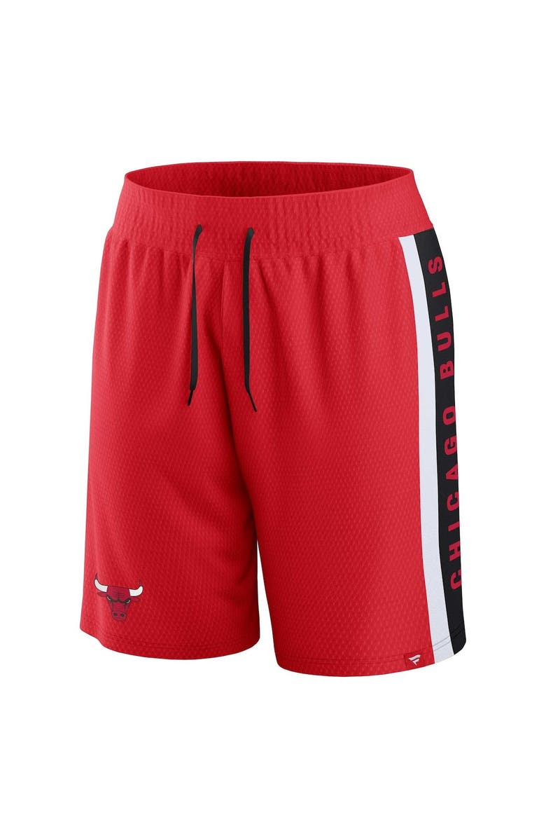 FANATICS Men's Fanatics Branded Red Chicago Bulls Referee Iconic Mesh Shorts, Alternate, color, Red