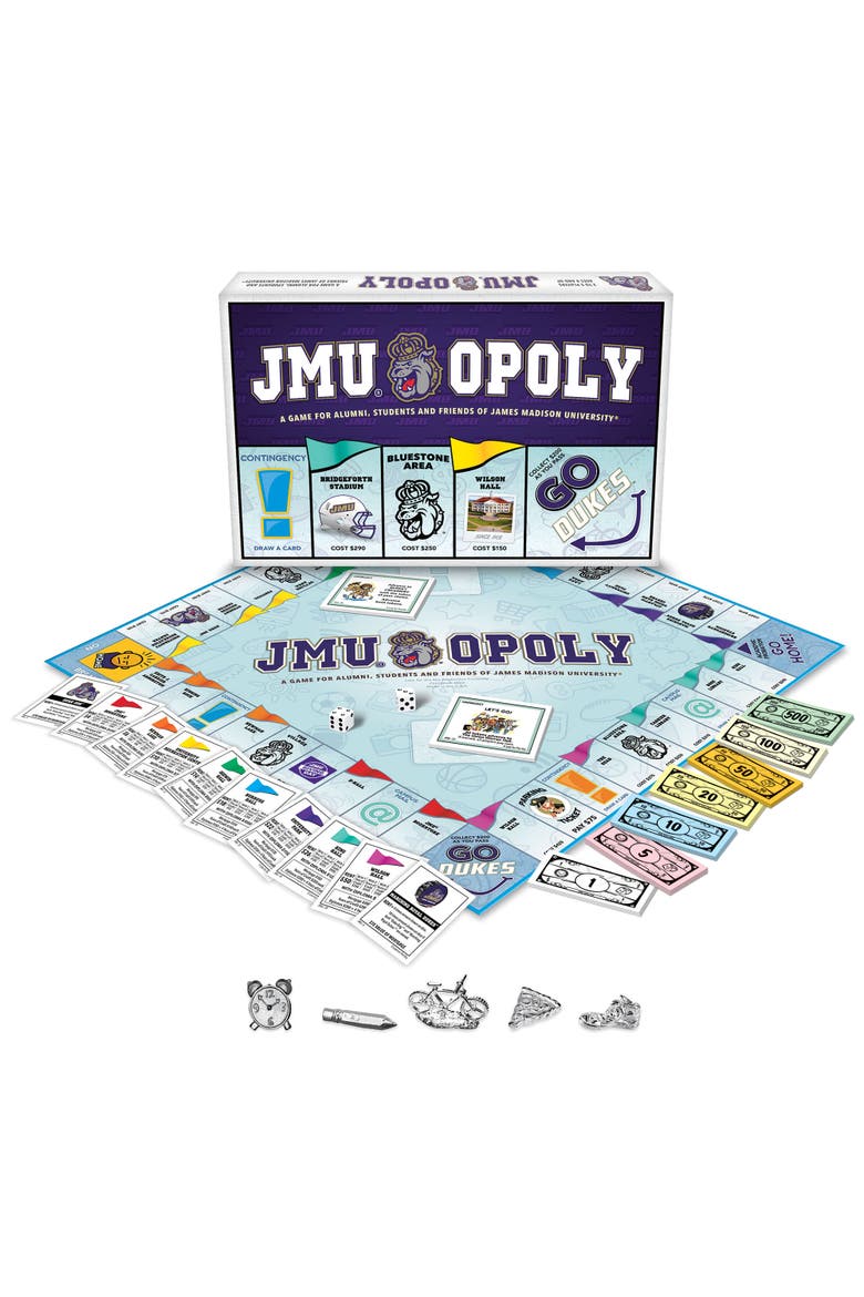 JMU Opoly James Madison Themed Board Game Ages 8+, Alternate, color, Multicolored