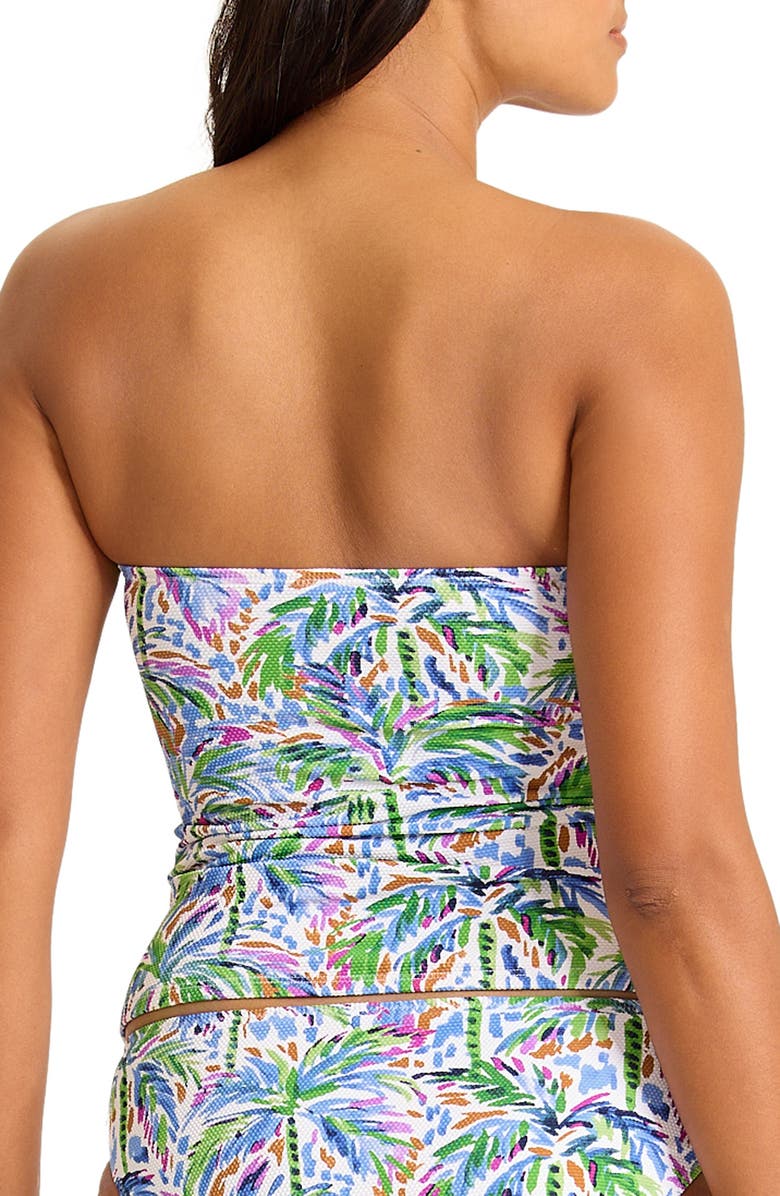 Tommy Bahama Poolside Palms UPF 50+ Bandini Swim Top, Alternate, color, Four Leaf Clover