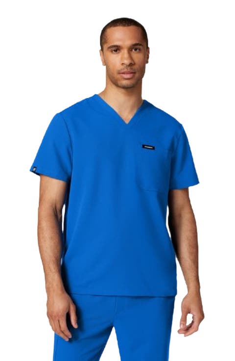 Holmes Men's 1-Pocket Classic V-Neck Scrub Top