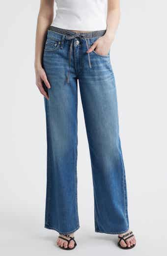Featherweight Saige Boxer Relaxed Straight Leg Jeans