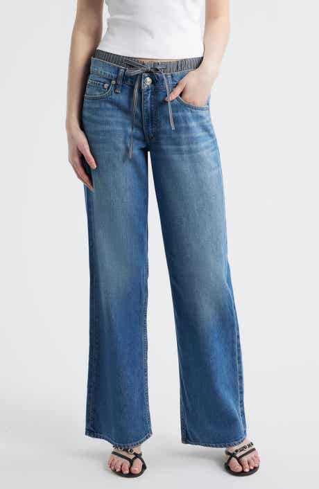 Featherweight Saige Boxer Relaxed Straight Leg Jeans