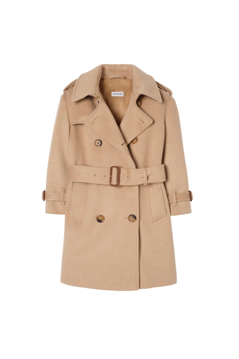 Cashmere Blend Trench Coat, Main, color, Camel brown