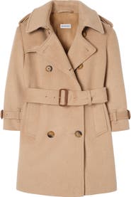 Burberry Cashmere Blend Trench Coat