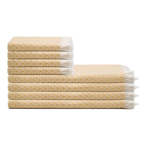 Serenity Grid Turkish Cotton Towel Bundle