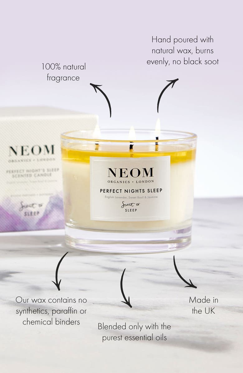 NEOM Wellbeing Perfect Night's Sleep Candle, Alternate, color, 