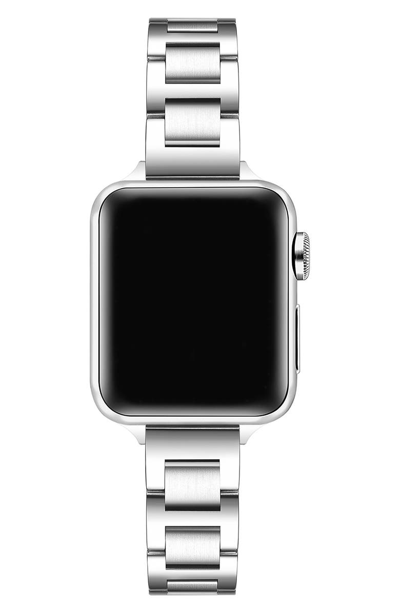 Posh Tech Lenox Apple Watch<sup>®</sup> Bracelet Watchband, Main, color, Silver