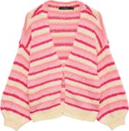 VERO MODA Maybe Stripe Open Front Cardigan