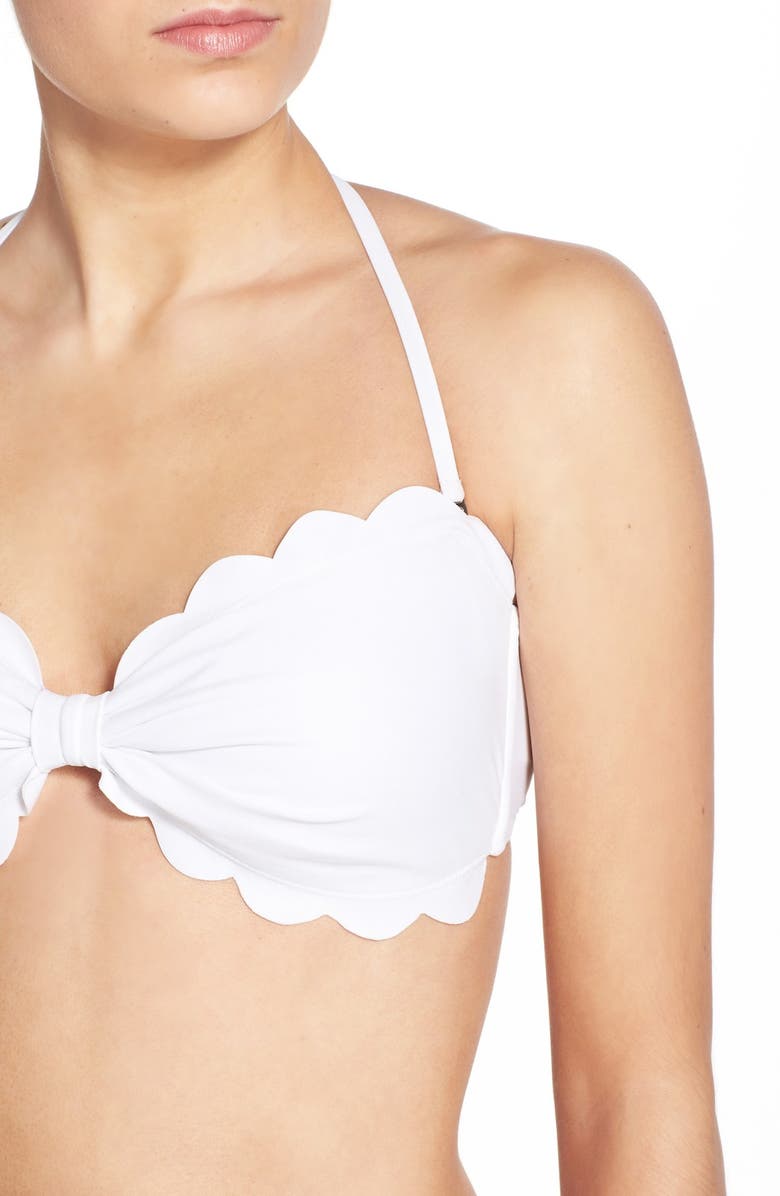 BP. Scallop Bandeau Bikini Top, Alternate, color, 