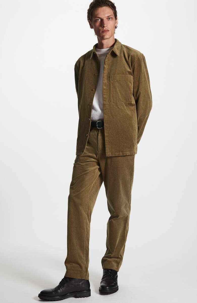 COS Slim Fit Corduroy Trousers, Alternate, color, 