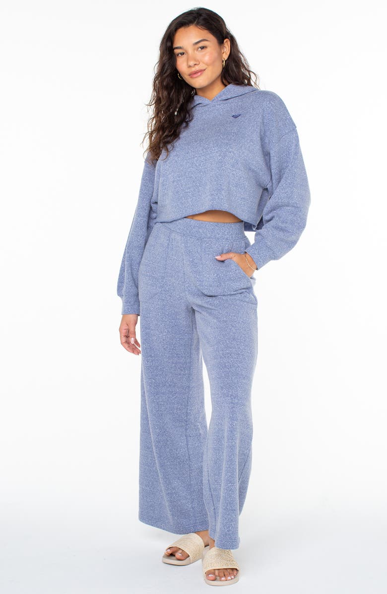 Roxy Afternoon Hike Crop Hoodie, Alternate, color, Coastal Fj