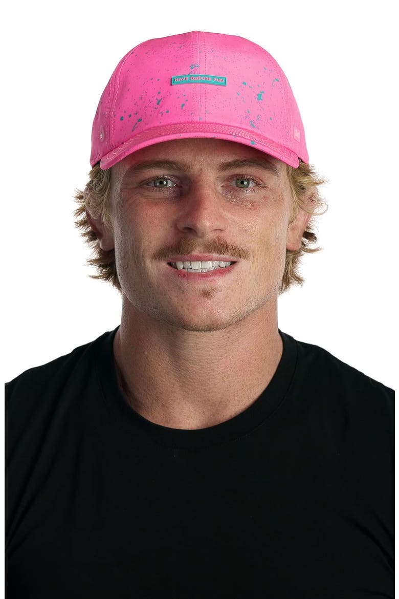 Legend Hydro Performance Dad Hat, Alternate, color, HOT PINK