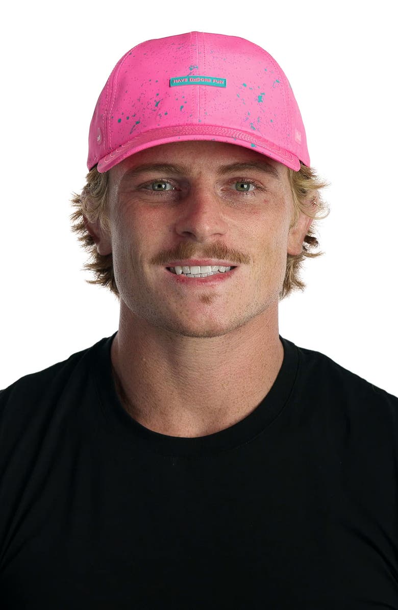 Melin Legend Hydro Performance Dad Hat, Alternate, color, Hot Pink
