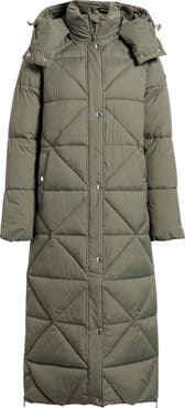 Sam Edelman Quilted Puffer Coat with Removable Hood