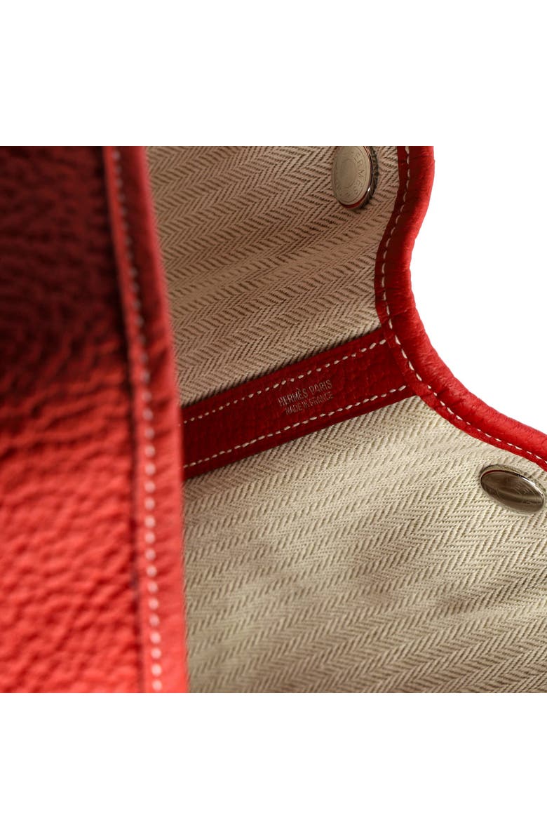 Pre-Owned Hermes Garden Party Tote Leather 36, Alternate, color, Rouge Casaque