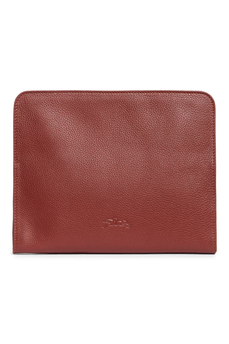 Tech Card Holder, Alternate, color, CHESTNUT