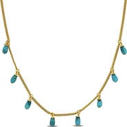 Julianna B. Composite Turquoise Station Necklace
