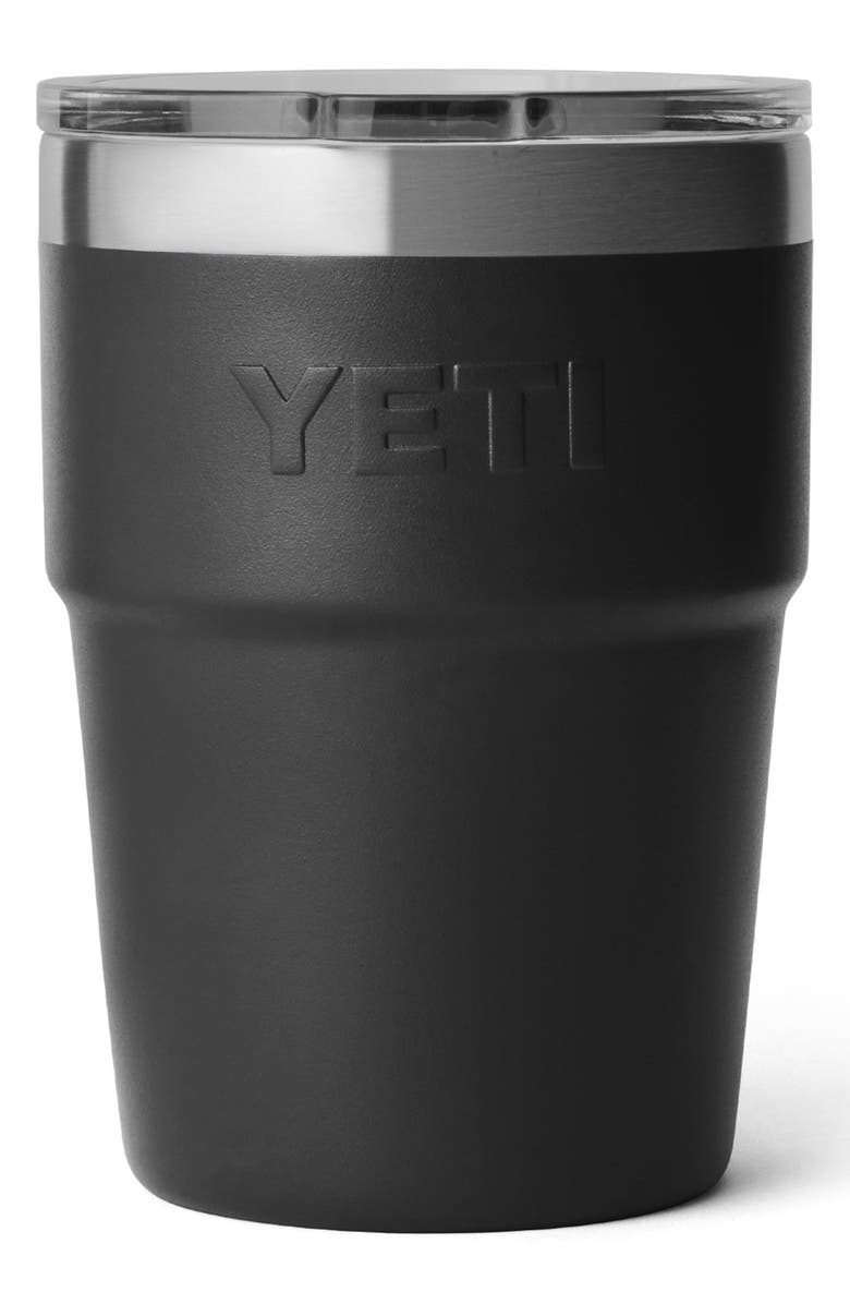 YETI Rambler 16-Ounce Stackable Cup, Alternate, color, Black