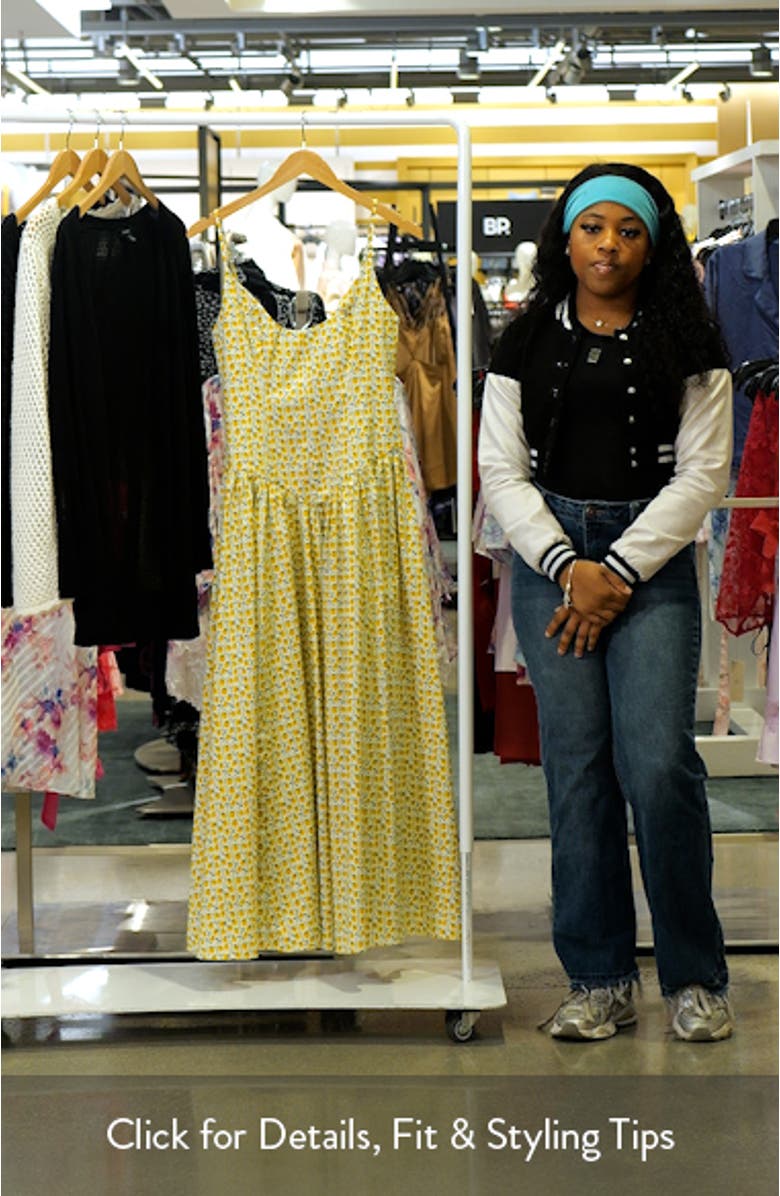 Dena Floral Cotton Maxi Dress