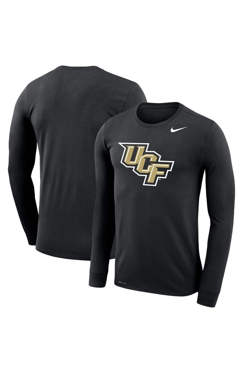 Nike Men's Nike Black UCF Knights Big & Tall Primary Logo Legend Performance Long Sleeve T-Shirt, Alternate, color, 