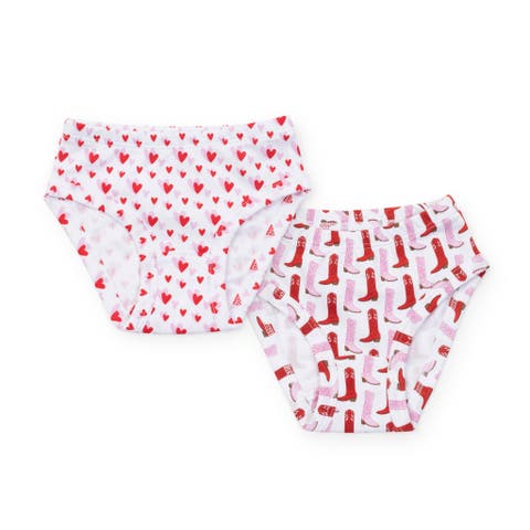 Hatley Girls Hipster Underwear 3 Pack - Classic Solid