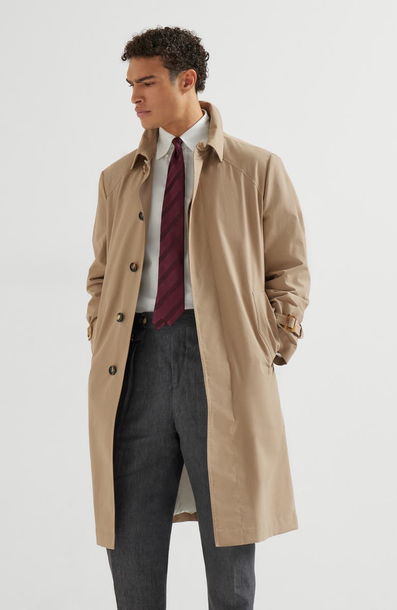Brunello Cucinelli Outerwear with belt, Alternate, color, Biscuit