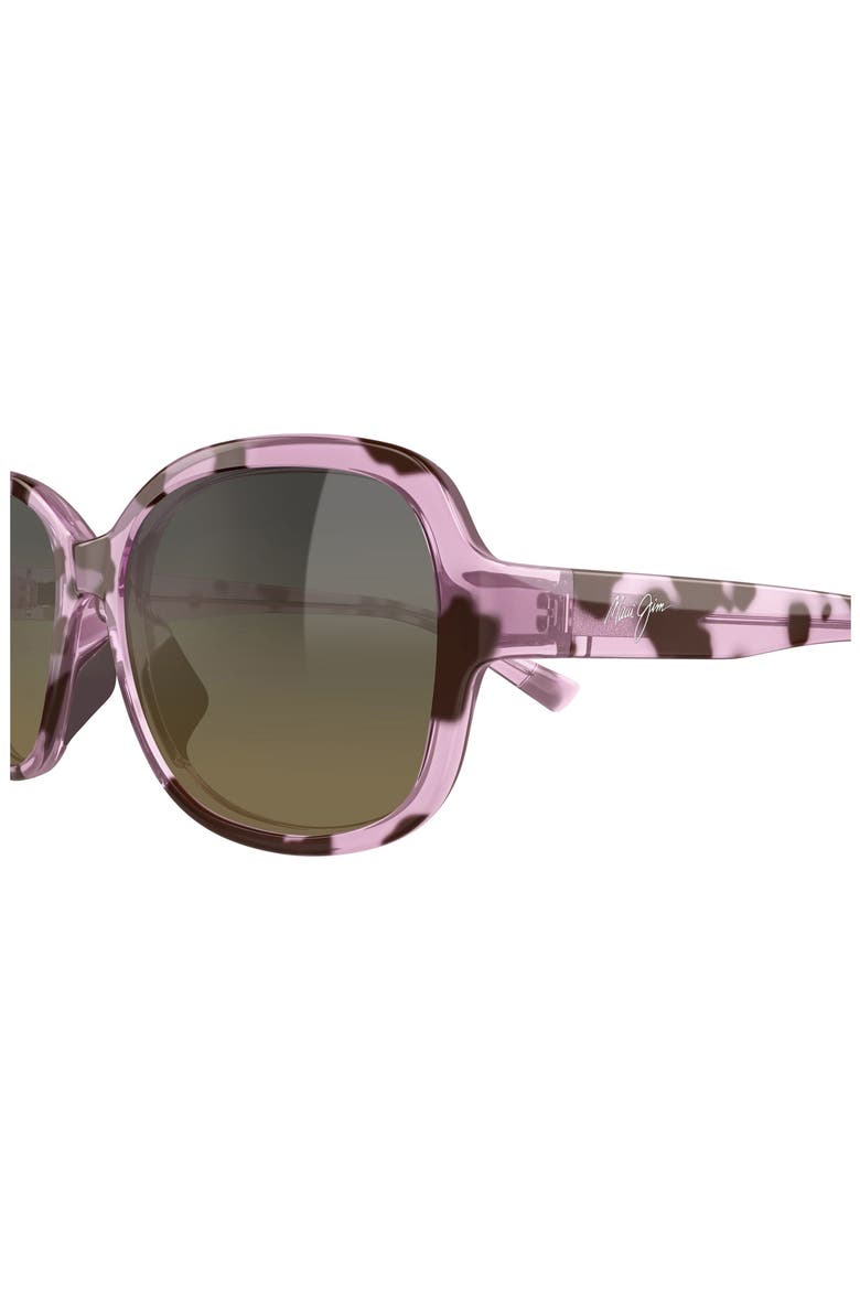 55mm PolarizedPlus2® Butterfly Sunglasses, Alternate, color, PINK