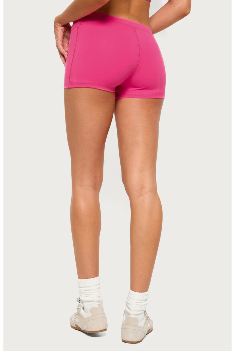 Alaya Low Rise Micro Shorts, Alternate, color, PINK
