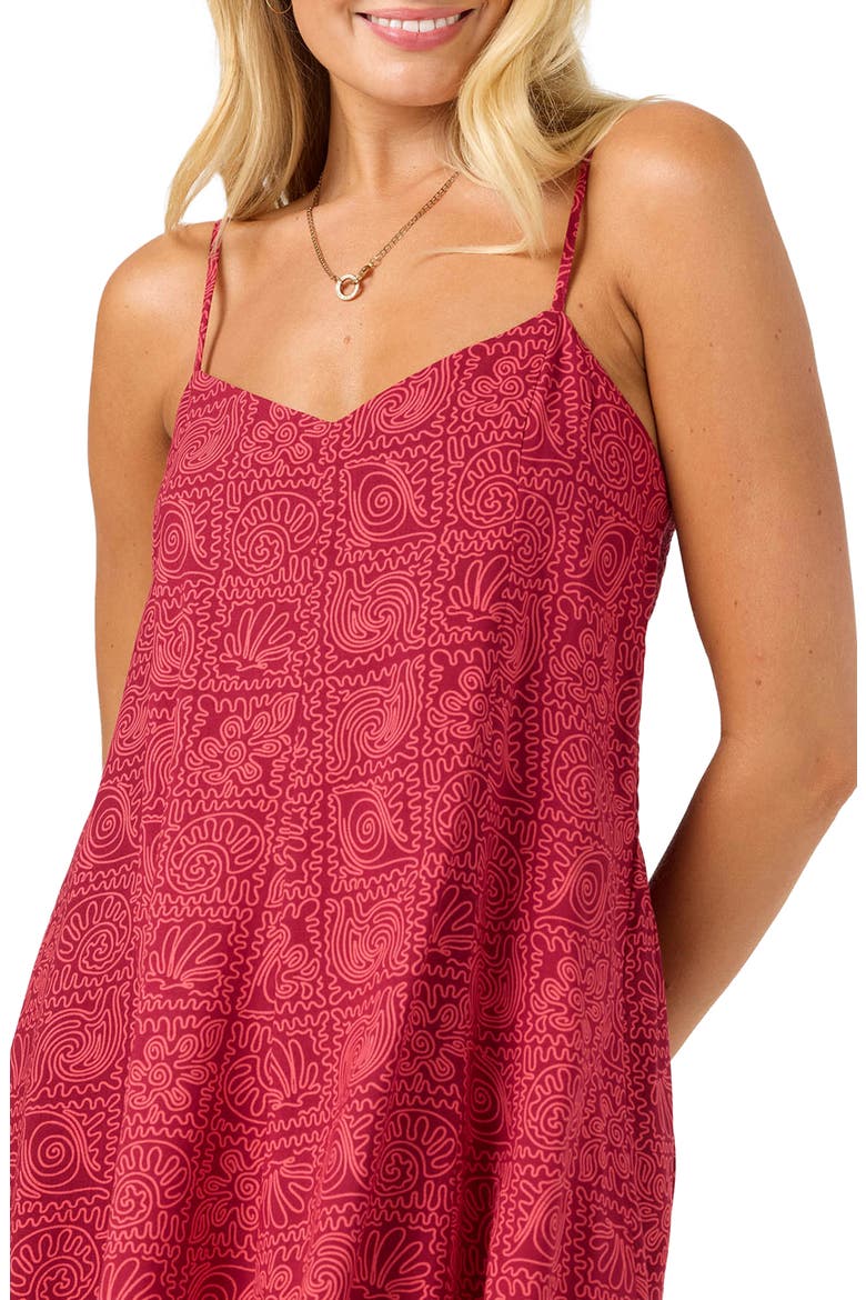 Darcy Aria Doodle Minidress, Alternate, color, RASPBERRY