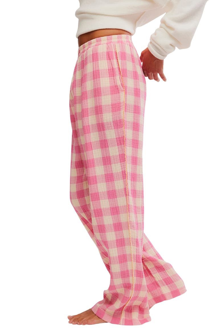 Intimately FP Be Mine Pants, Alternate, color, HOT PINK COMBO