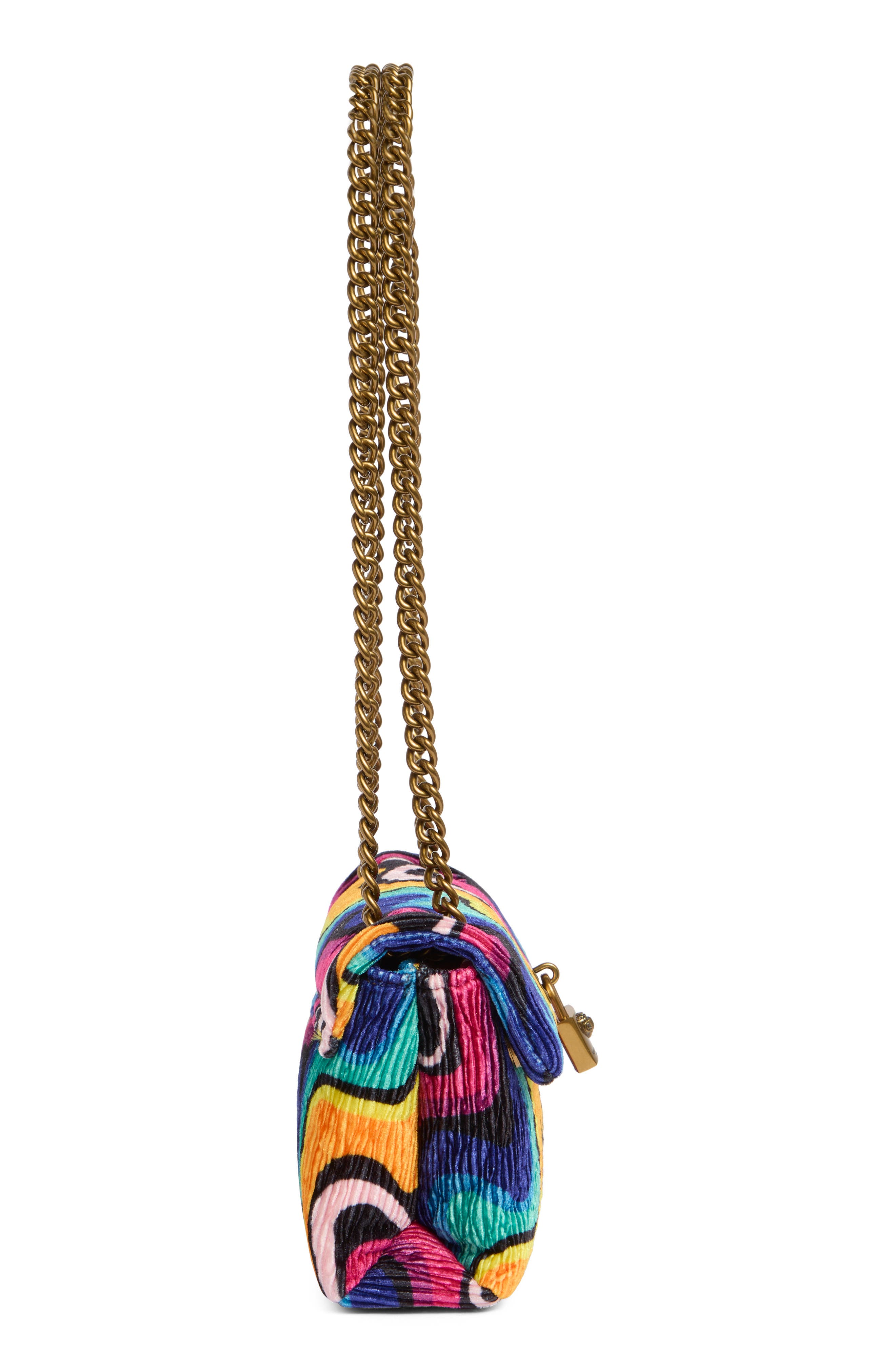 Kurt Geiger London Velvet Mini Brixton Crossbody Bag, Alternate, color, 