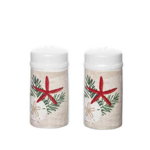 Seaside Greetings Salt Pepper Shakers , Set of 2