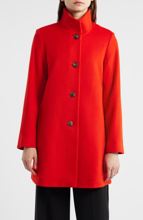 Grace Stand Collar Wool Coat (Nordstrom Exclusive)