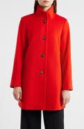 Fleurette Grace Stand Collar Wool Coat (Nordstrom Exclusive)
