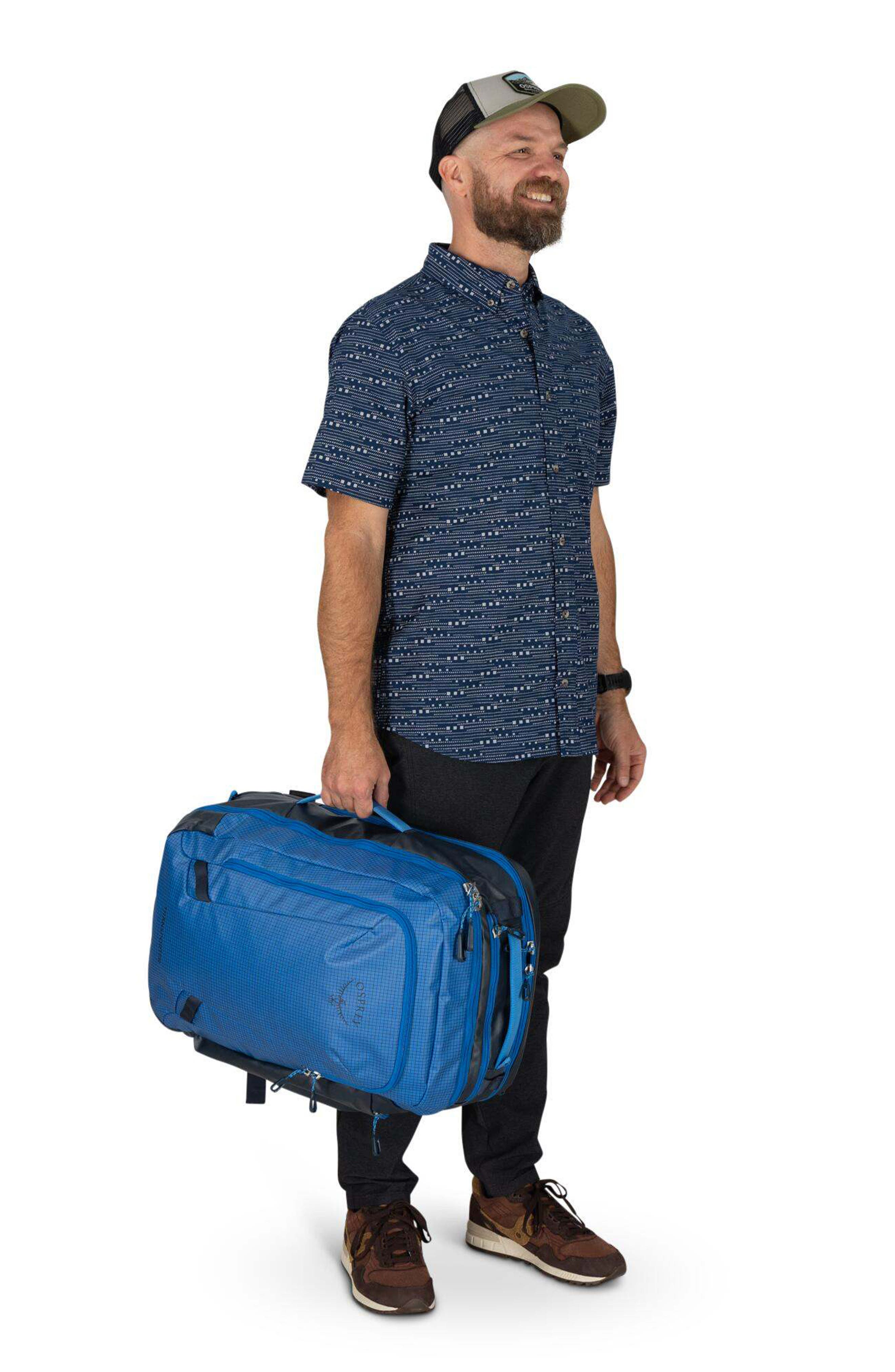 Transporter 44-Liter Travel Backpack, Alternate, color, BLUE FLAME/NOCTURNAL BLUE
